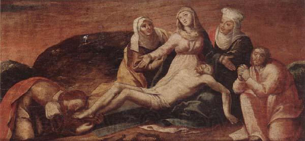 unknow artist The lamentation Spain oil painting art